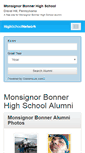 Mobile Screenshot of monsignorbonnerhighschool.com